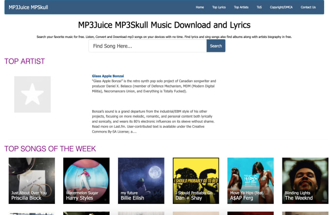 Give Mp3 Search Engine Scripts Mp3juices Xsongspk Mp3skull By Chilledguru Learn english with songs today! fiverr