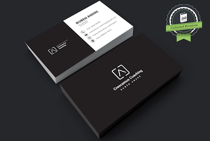 design custom business card in 4 hours
