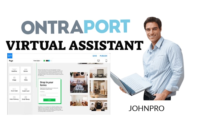 create ontraport stunning landing page