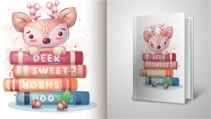 draw kids book  and storybook illustration