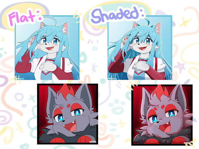 draw your furry character in my style
