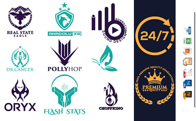 design you a logo classic, unique concept within 24 hours