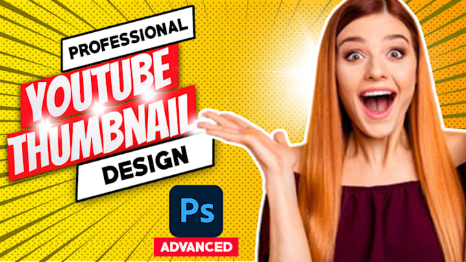 design amazing youtube thumbnail