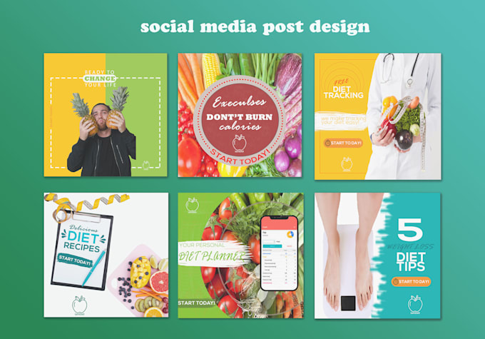 design social media post and cover design