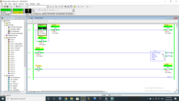 Do allen bradley plc programming using ladder logic diagram by ...