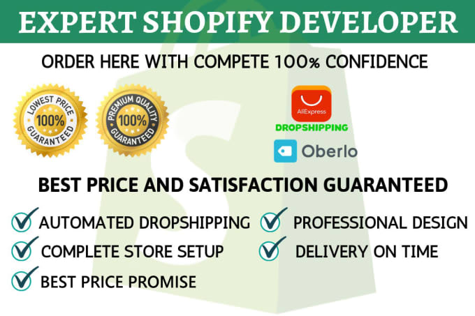 Build high converting dropshipping shopify store website by ...