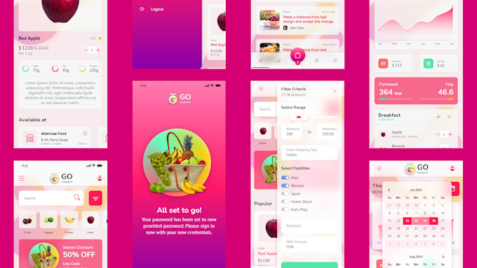 design mobile app UI UX