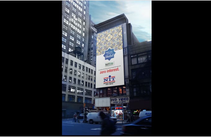 bill board and poster design making