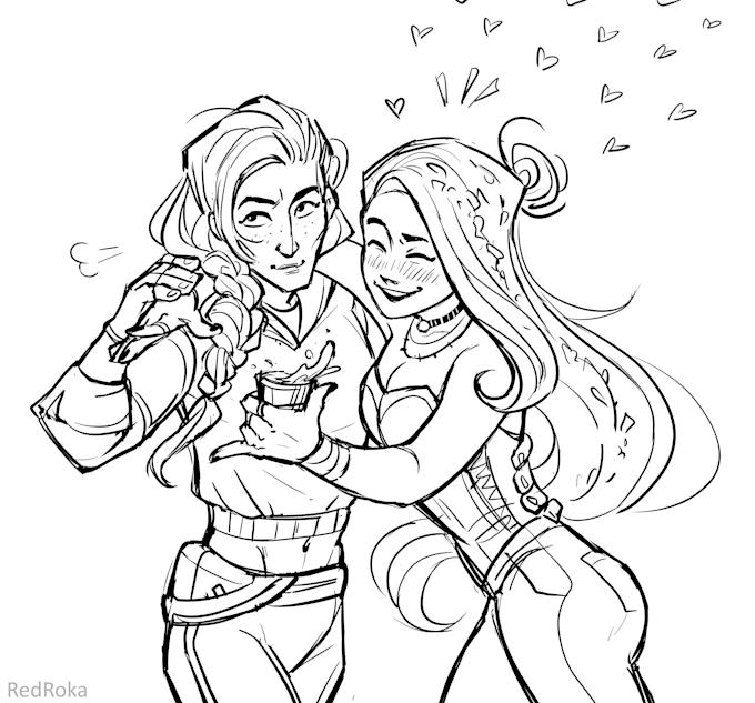 draw sketches with your character