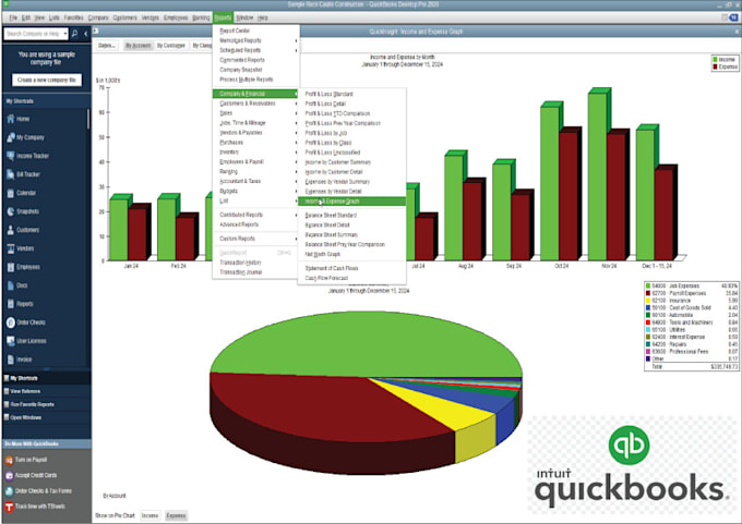 do quickbooks, xero accounting, bookkeeping and file setup