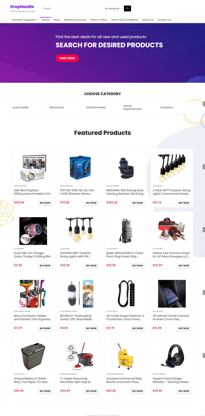 Build autopilot amazon affiliate store with wordpress by Qaisar_ayoub