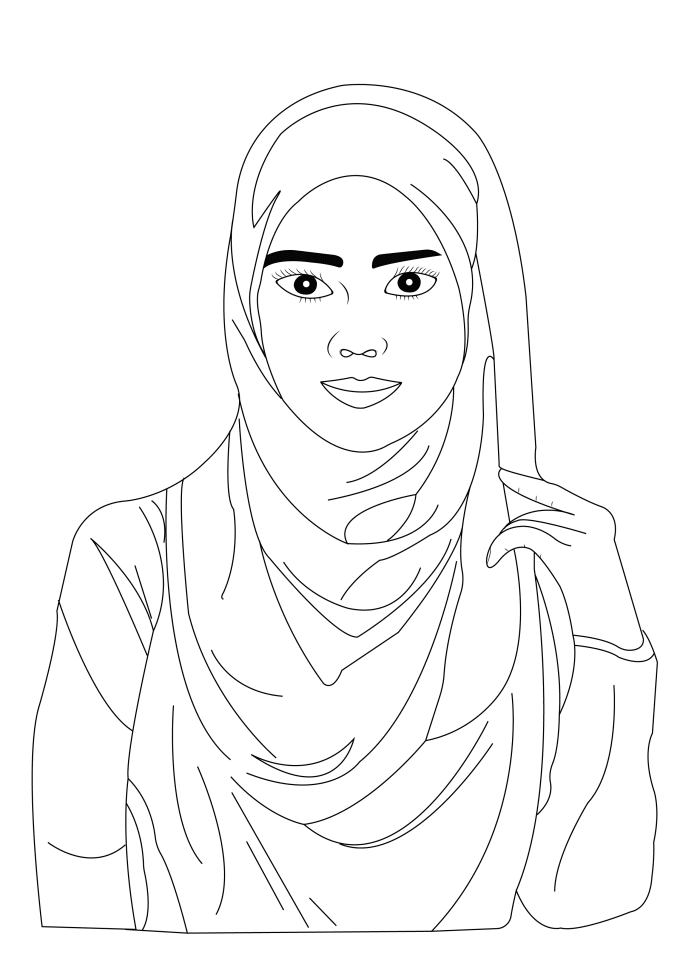 Draw black and white vector line art illustrations for you by Limon170