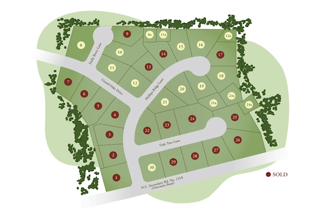 render site plan , 2d drawing , plat map , vector map