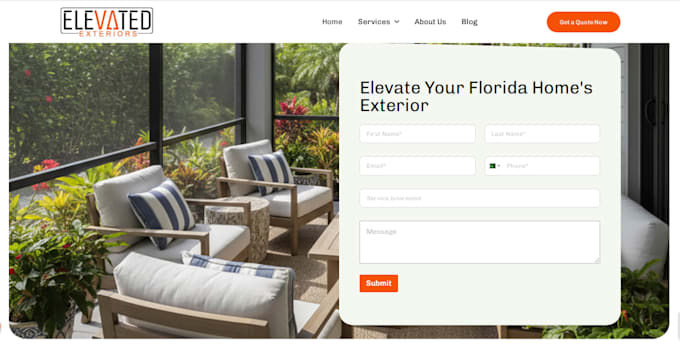 design a landing page using wordpress elementor