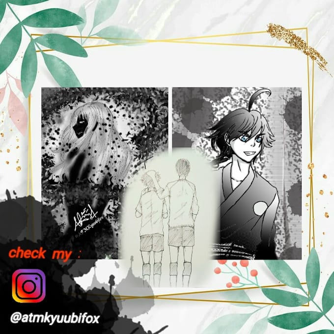 boy and girl anime style illustration