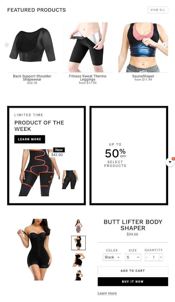 redesign, revamp and customize your shopify store