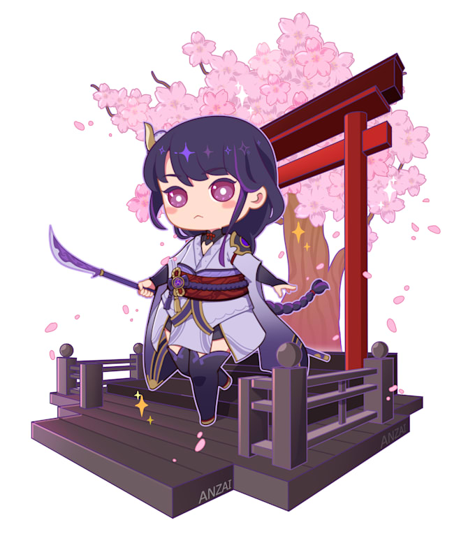 draw cute chibi avatar, display and profile pics