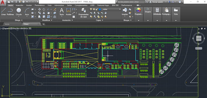 Draw the plan of your architectural project in autocad by Martal95 | Fiverr