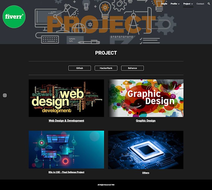 design live portfolio google website