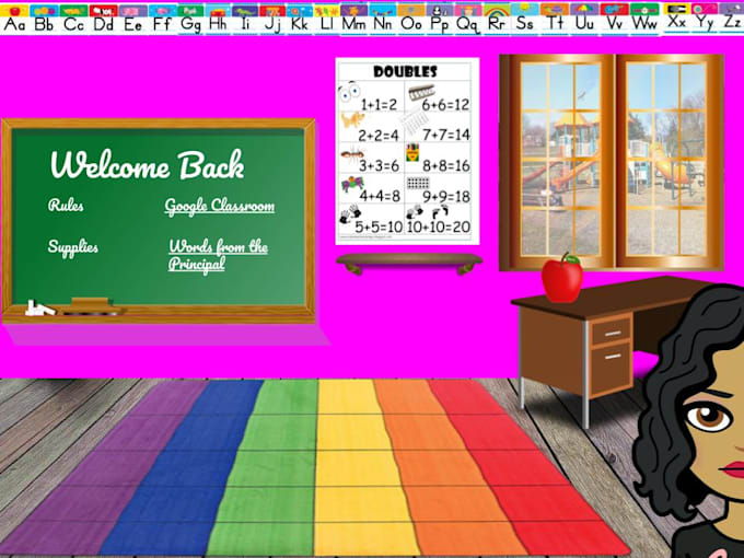 create a bitmoji classroom for you
