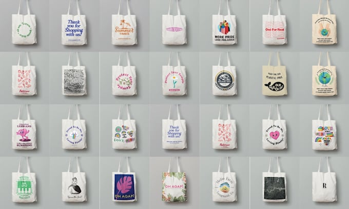 create designs for tote or carry bags