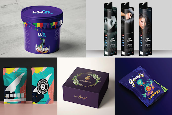 create box packaging design, box design, bag, product sleeve