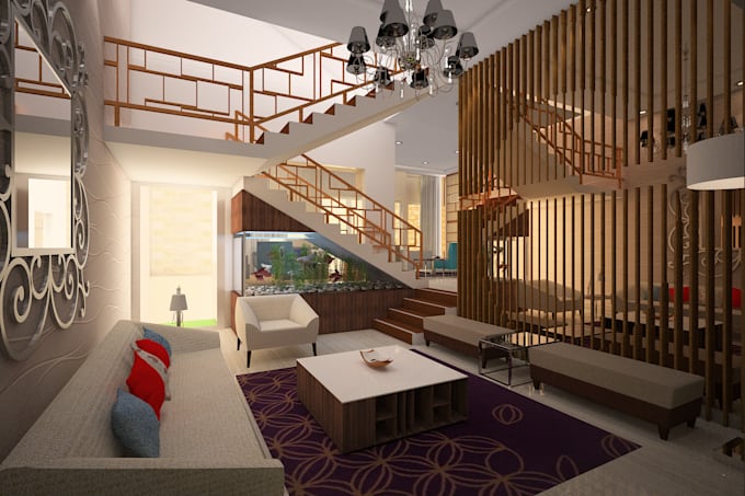 provide you with 3d modeling and interior design service