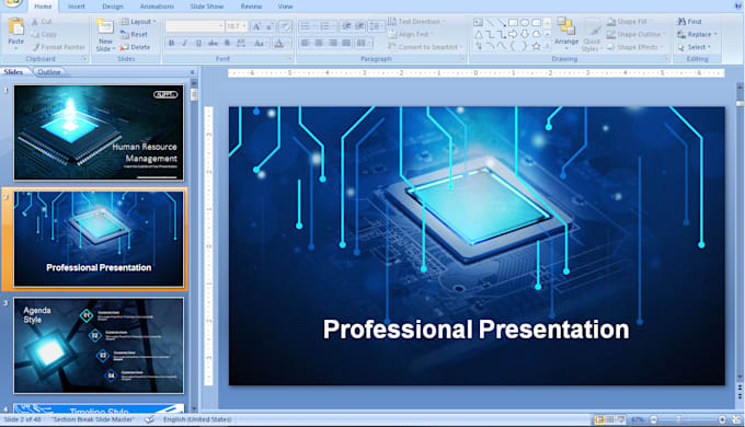 design professional presentations for you