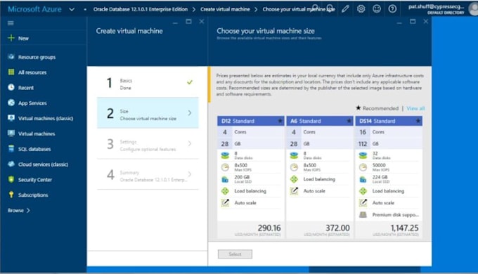 configure and support databases on azure