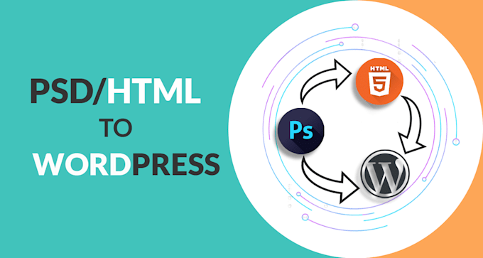 convert clone psd, jpg , scratch to  html to wordpress