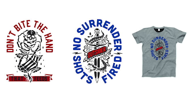 make custom graphic t shirt design with in 24 hours