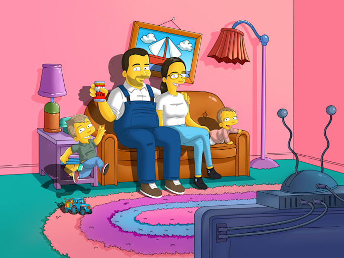 turn you into yellow simpson or any cartoon characters