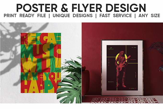 design professional poster or flyer design