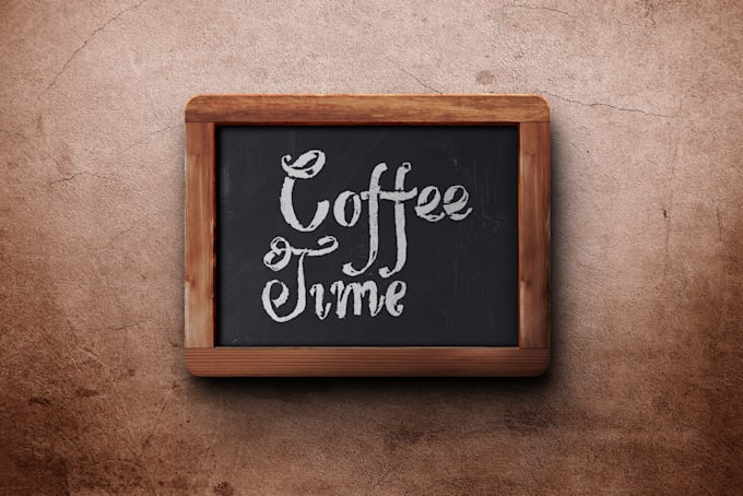 do hand drawn chalk lettering