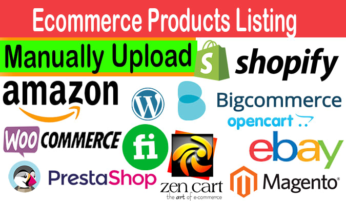 upload products add product data entry on ecommerce store