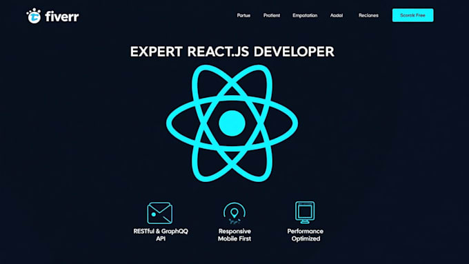 build a custom reactjs frontend for rest or graphql API with responsive layout