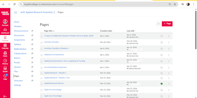 write online course content, curriculum design, lesson plan