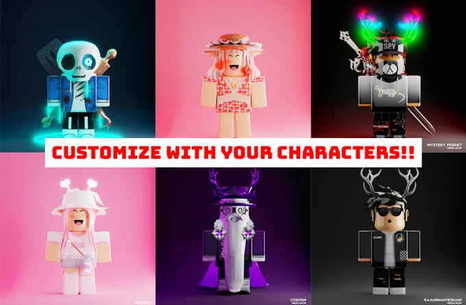 Make a simple roblox gfx of your avatar of choice by Voliur