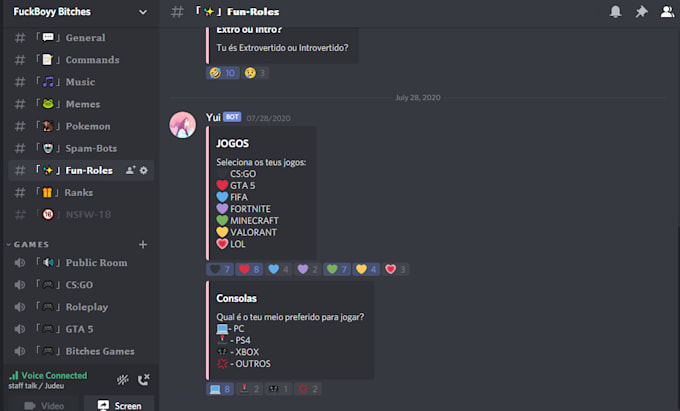 set up your own discord server