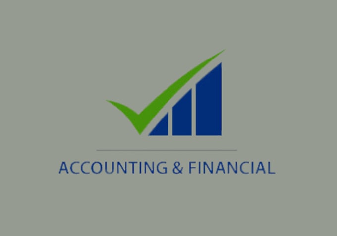 modern make design accounting and financial logo