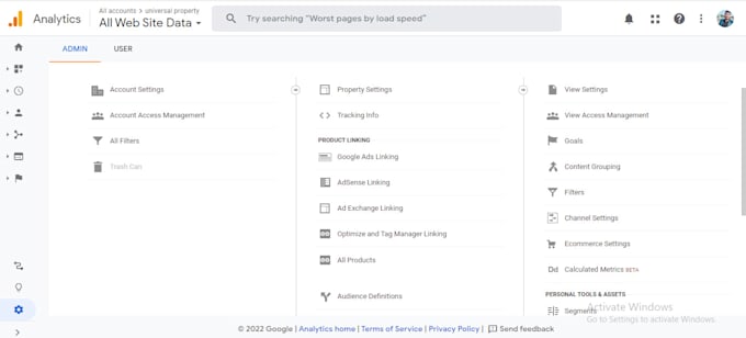 setup google analytics for your website