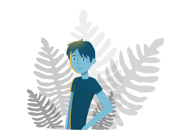 create a simple vector illustration for you