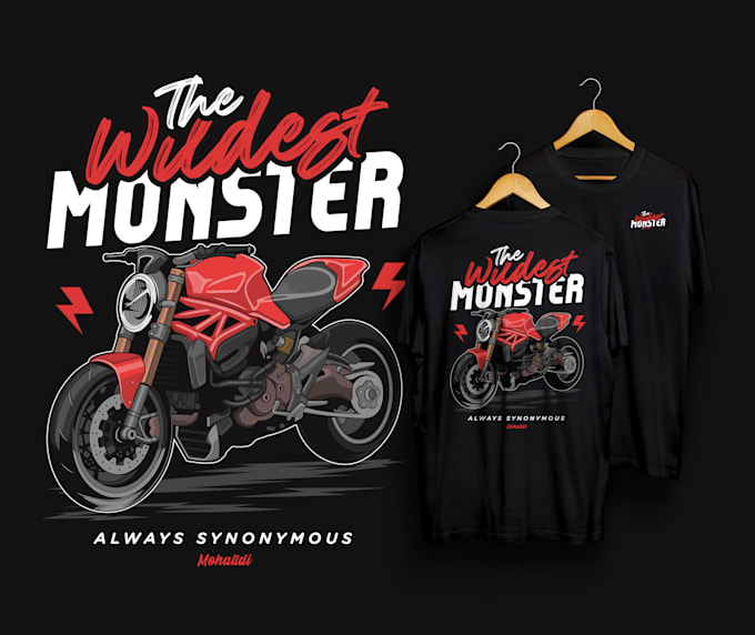 make automotive vector motorcycle illustration