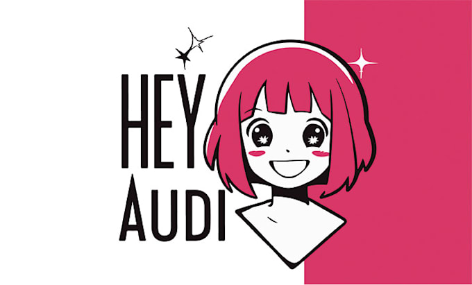 design anime kawaii chibi logo mascot illustration