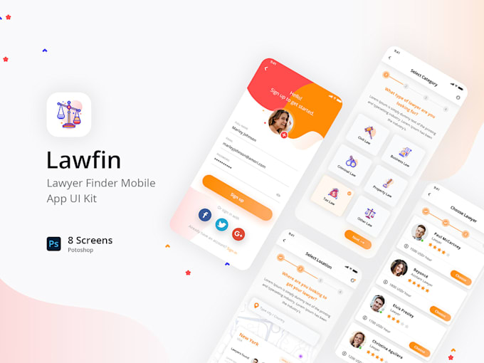 create a unique mobile app UI UX design