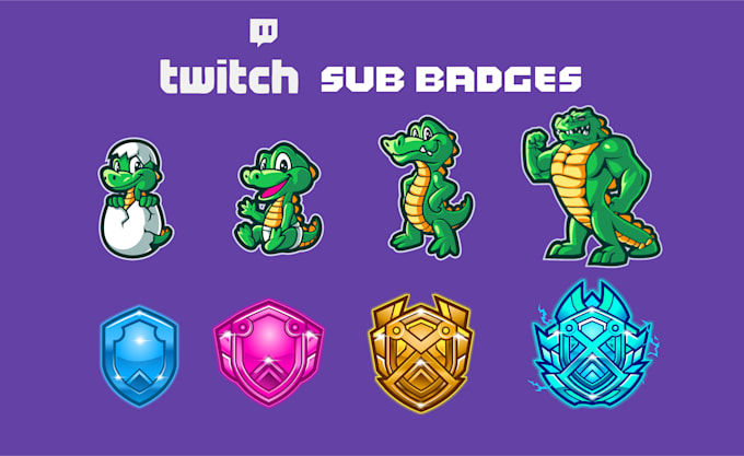 create custom emotes, sub badges for twitch, youtube