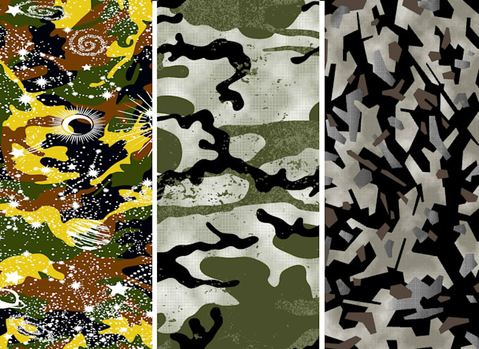 do amazing seamless camouflage pattern