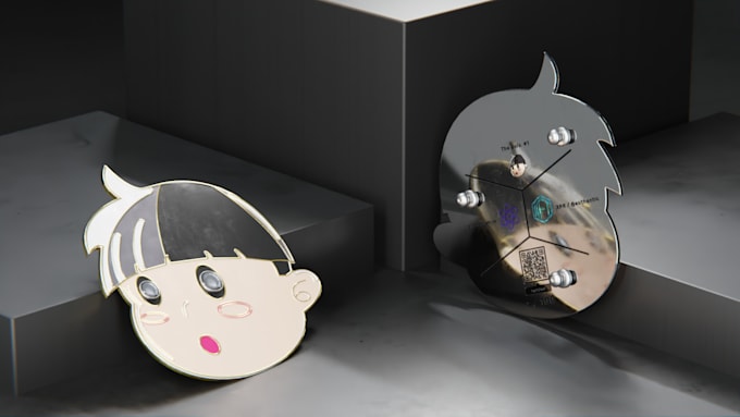 do a professional 3d coin model