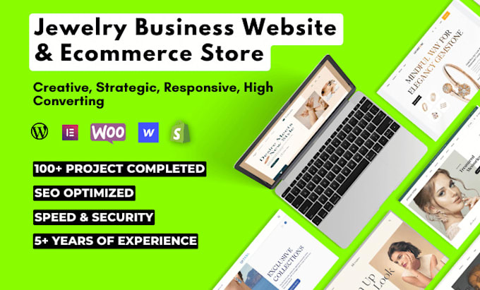 Design jewelry website and jewelry store that sells by Thewebheart