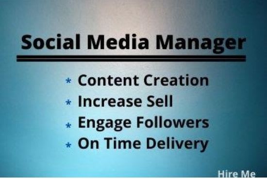 Be your professional social media manager and content creator by ...